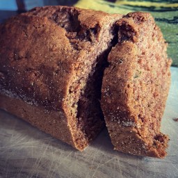 Zucchini bread with gingerbread spice